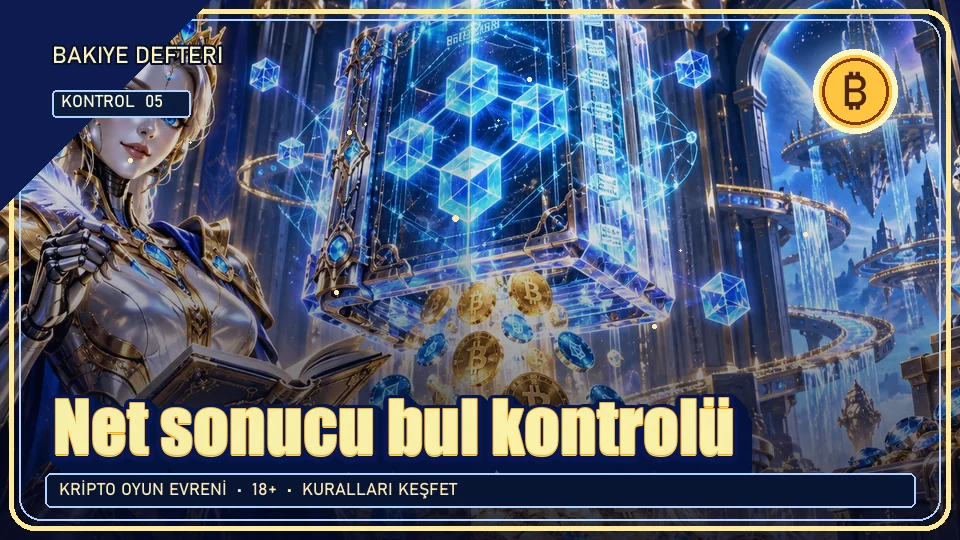 Net sonucu bul için kripto temalı kontrol görseli