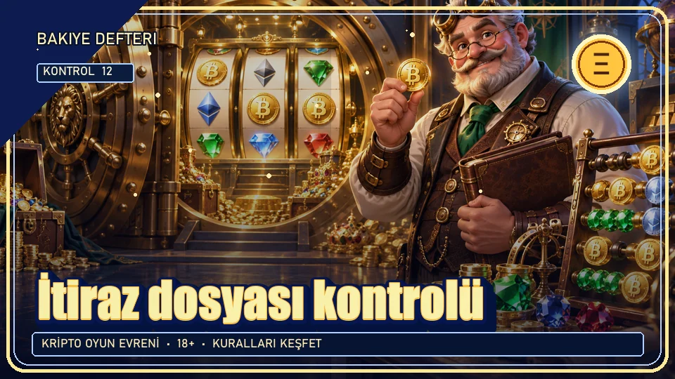 İtiraz dosyası için kripto temalı kontrol görseli