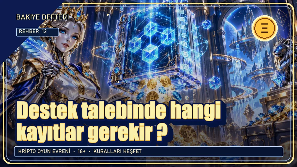 Destek talebinde hangi kayıtlar gerekir? için kripto temalı oyun kapağı