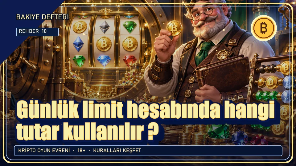 Günlük limit hesabında hangi tutar kullanılır? için kripto temalı oyun kapağı