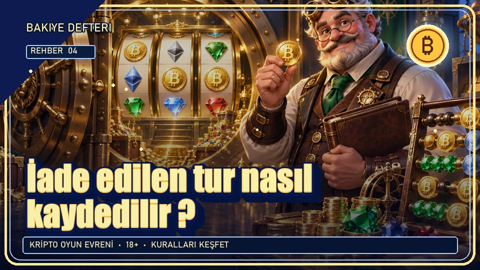 İade edilen tur nasıl kaydedilir? için kripto temalı oyun kapağı