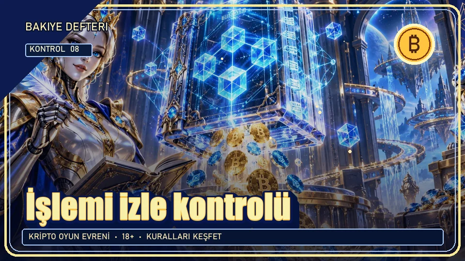 İşlemi izle için kripto temalı kontrol görseli